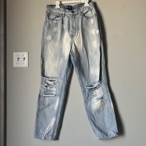 BDG Light Blue Slim Straight Jeans